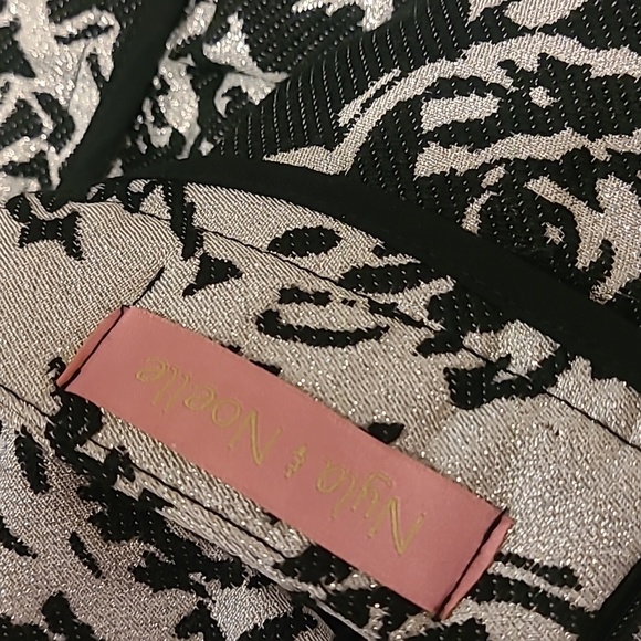 Nyla & Noelle Floral Brocade Party Skirt L - Picture 4 of 6